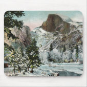 Halbkuppel, Josemite im Winter Mousepad (Vorne)