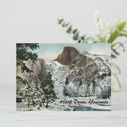 Halbkuppel, Josemite-Party Einladung (Stehend Vorderseite)