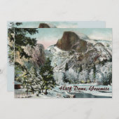 Halbkuppel, Josemite-Party Einladung (Vorne/Hinten)