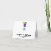 Halbkuppel Karte (Rückseite)