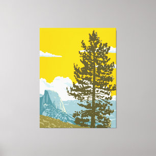 Halbkuppel Leinwanddruck