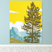 Halbkuppel Leinwanddruck (Insitu (Holzboden))