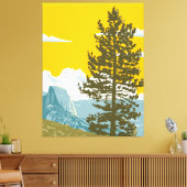 Halbkuppel Leinwanddruck (Insitu (Wohnzimmer))