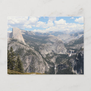Halbkuppel, Nevada Fall & Vernal Fall in Yosemite Postkarte