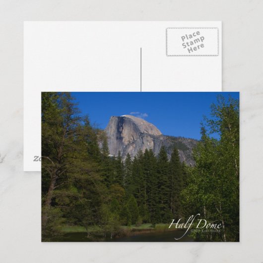 Halbkuppel Postkarte (Vorne/Hinten)