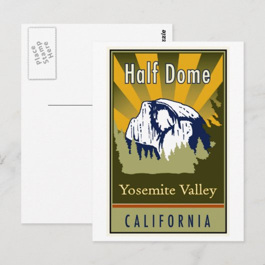 Halbkuppel Postkarte (Vorne/Hinten)