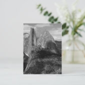 Halbkuppel schwarz und weiß postkarte (Stehend Vorderseite)