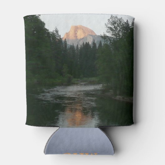 Halbkuppel Sonnenuntergang im Yosemite Nationalpar Dosenkühler (Rückseite)