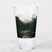 Halbkuppel Sonnenuntergang im Yosemite Nationalpar Glas (Rückseite)