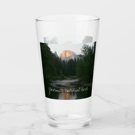 Halbkuppel Sonnenuntergang im Yosemite Nationalpar Glas (Vorderseite)