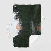 Halbkuppel Sonnenuntergang im Yosemite Nationalpar Golfhandtuch (Insitu)