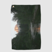 Halbkuppel Sonnenuntergang im Yosemite Nationalpar Golfhandtuch (Vorderseite)