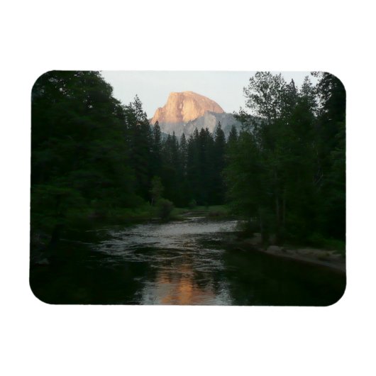 Halbkuppel Sonnenuntergang im Yosemite Nationalpar Magnet (Horizontal)