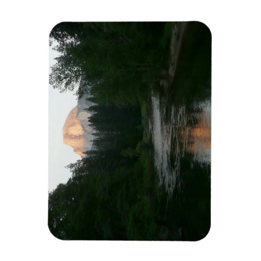 Halbkuppel Sonnenuntergang im Yosemite Nationalpar Magnet (Vertikal)