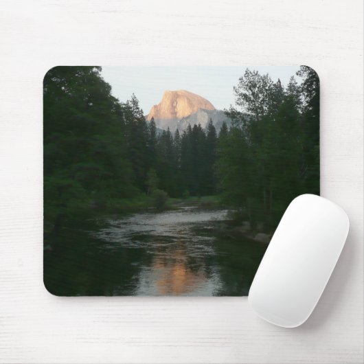 Halbkuppel Sonnenuntergang im Yosemite Nationalpar Mousepad (Mit Mouse)