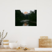Halbkuppel Sonnenuntergang im Yosemite Nationalpar Poster (Küche)