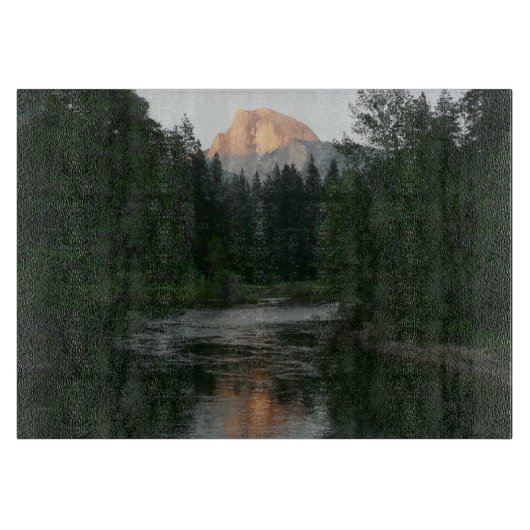 Halbkuppel Sonnenuntergang im Yosemite Nationalpar Schneidebrett (Vorderseite)