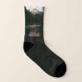 Halbkuppel Sonnenuntergang im Yosemite Nationalpar Socken (Links - Innen)