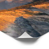 Halbkuppel Sonnenuntergang vom Mt Watkins - Yosemi Poster (Ecke)