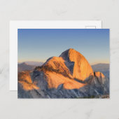 Halbkuppel Sonnenuntergang vom Mt Watkins - Yosemi Postkarte (Vorne/Hinten)