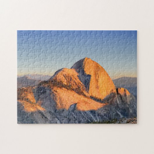 Halbkuppel Sonnenuntergang vom Mt Watkins - Yosemi Puzzle (Horizontal)