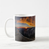 Halbkuppel Sonnenuntergang - Yosemite Kaffeetasse (Links)