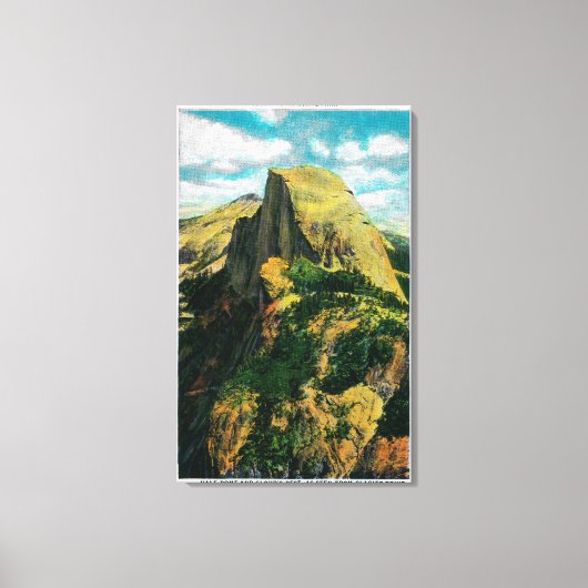 Halbkuppel und Cloud-Erholung von Glacier Point Leinwanddruck (Vorderseite)