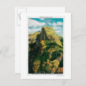 Halbkuppel und Cloud-Erholung von Glacier Point Postkarte (Vorne/Hinten)