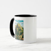 Halbkuppel und Cloud-Erholung von Glacier Point Tasse (Vorderseite Links)
