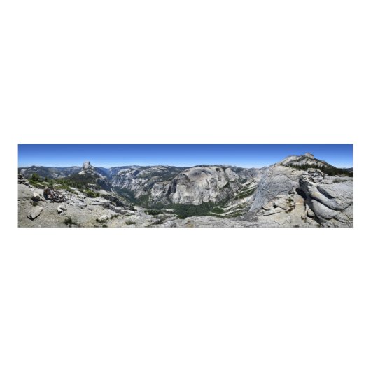 Halbkuppel und Yosemite-Tal - Yosemite Fotodruck (Vorne)