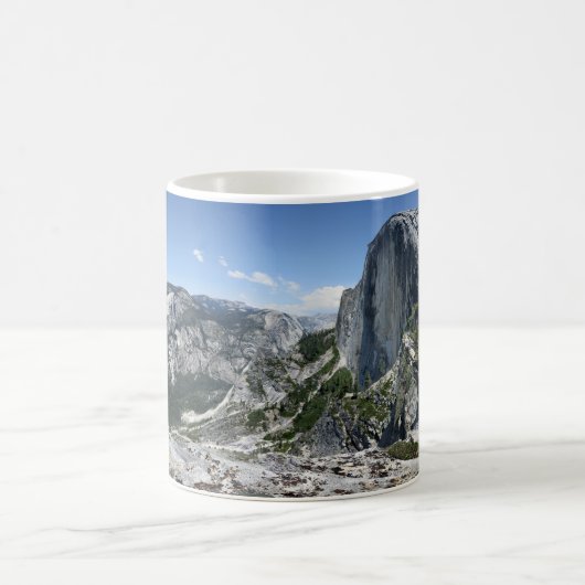 Halbkuppel und Yosemite-Tal - Yosemite Kaffeetasse (Mittel)