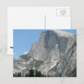 Halbkuppel von der Seite im Yosemite Nationalpark Postkarte (Vorne/Hinten)
