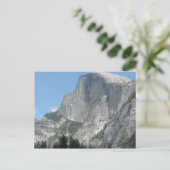 Halbkuppel von der Seite im Yosemite Nationalpark Postkarte (Stehend Vorderseite)