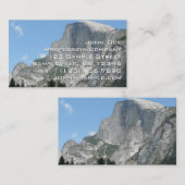 Halbkuppel von der Seite im Yosemite Nationalpark Visitenkarte (Vorne/Hinten)