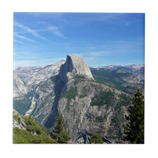 Halbkuppel von Glacier Point, Yosemite, CA Fliese (Vorderseite)