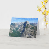 Halbkuppel von Glacier Point, Yosemite, CA Karte (Gelbe Blume)
