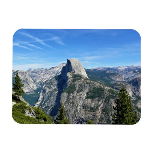 Halbkuppel von Glacier Point, Yosemite, CA Magnet (Horizontal)