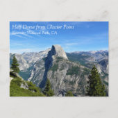 Halbkuppel von Glacier Point, Yosemite, CA Postcar Postkarte (Vorderseite)