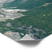 Halbkuppel von Glacier Point, Yosemite, CA Poster (Ecke)