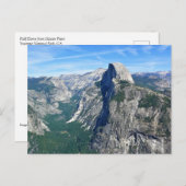 Halbkuppel von Glacier Point, Yosemite, CA Postkarte (Vorne/Hinten)