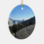 Halbkuppel von Olmstead Point, Yosemite, CA Keramik Ornament (Rechts)