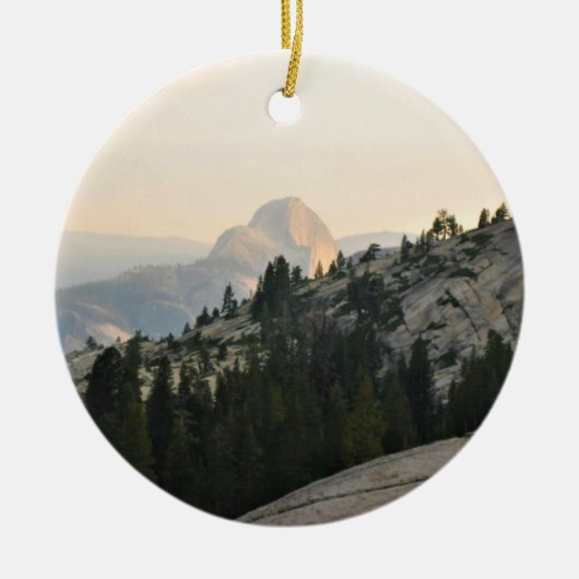 Halbkuppel von Olmstead Point, Yosemite, CA Keramik Ornament (Vorne)