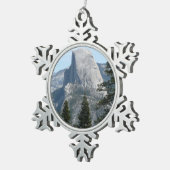 Halbkuppel von Panoramaweg I Schneeflocken Zinn-Ornament (Rechts)