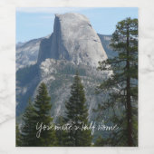 Halbkuppel von Panoramaweg I Weinetikett (Einzelnes Label)