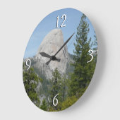 Halbkuppel von Panoramaweg II Große Wanduhr (Winkel)