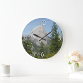 Halbkuppel von Panoramaweg II Große Wanduhr (Zuhause)