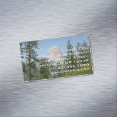 Halbkuppel von Panoramaweg II Magnetische Visitenkarte (Beispiel)