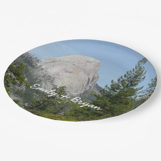 Halbkuppel von Panoramaweg II Pappteller (Schrägansicht)