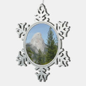 Halbkuppel von Panoramaweg II Schneeflocken Zinn-Ornament (Rechts)