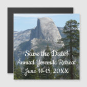 Halbkuppel von Panoramaweg Save the Date Magnetkarte (Vorne/Hinten)